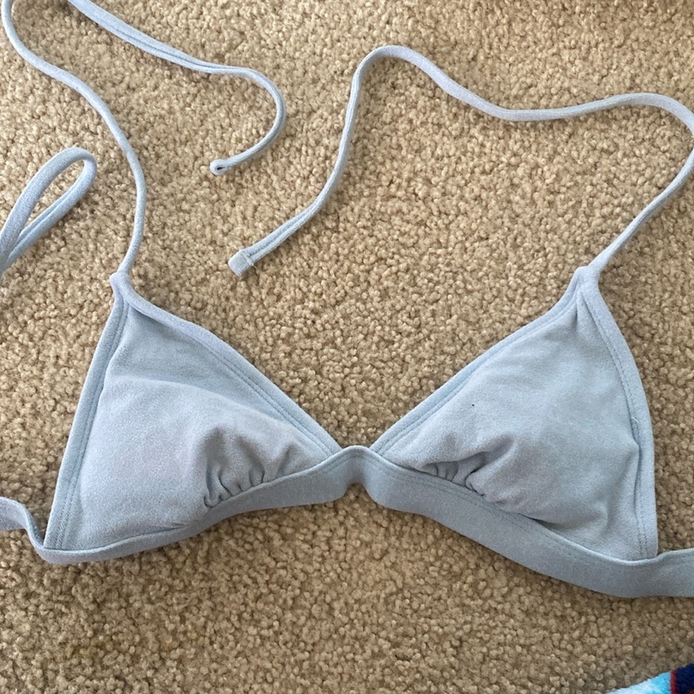 Blue bikini top from target